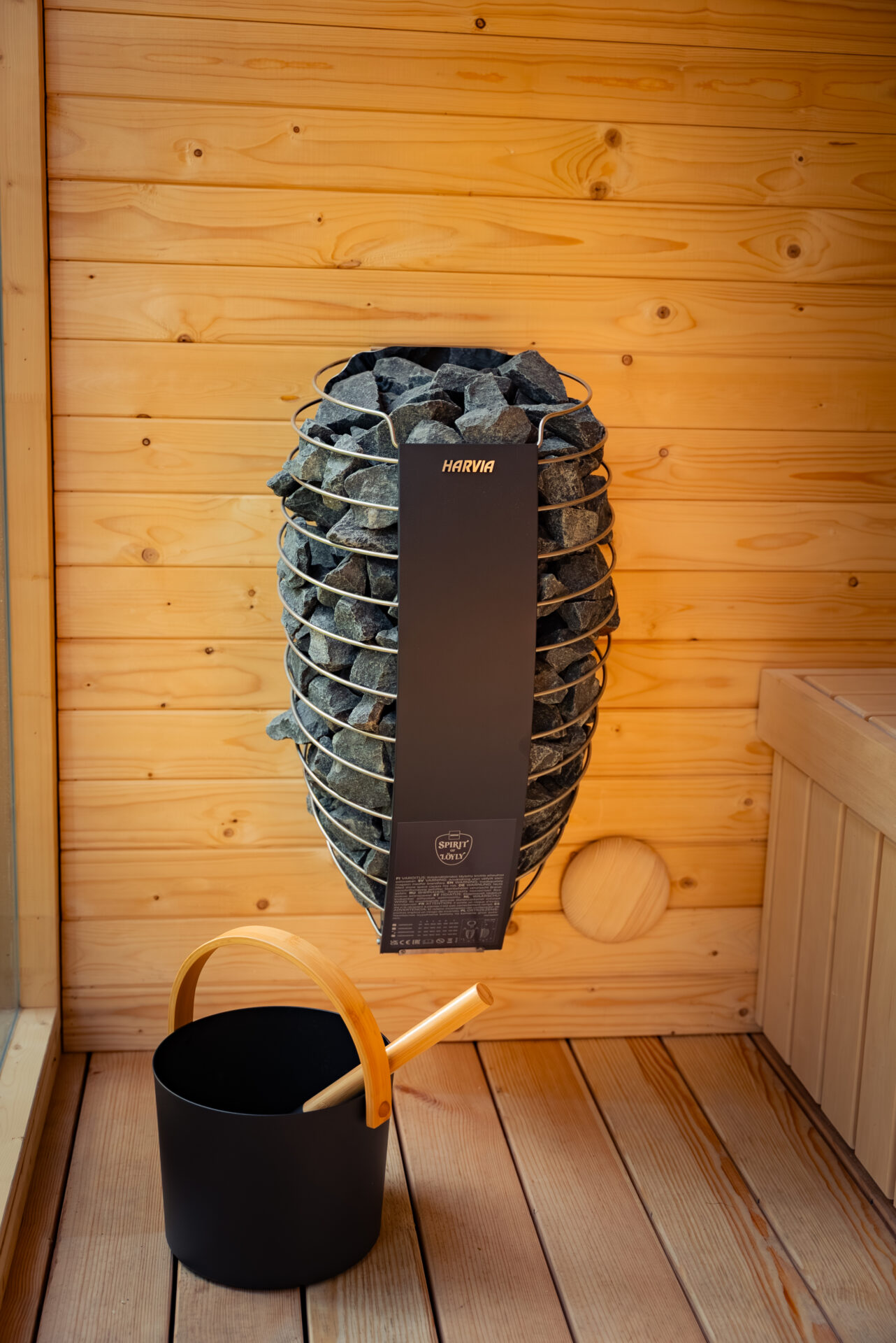 Celsium Tauras 2×1 sauna and hot tub designed for relaxed outdoor wellness