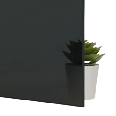 black planibel glass