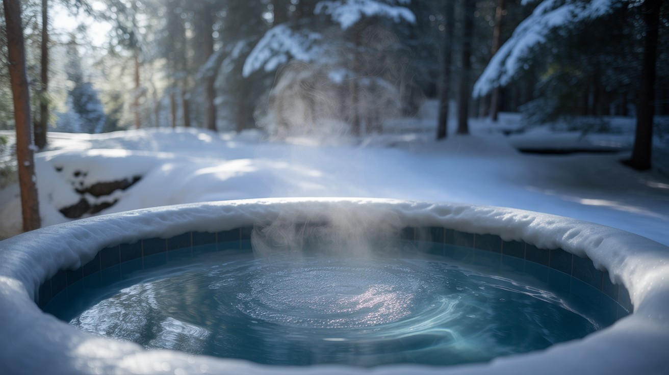 Hottub winter